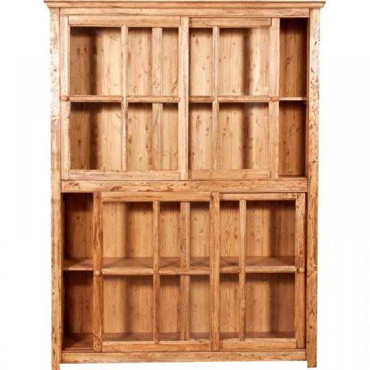 antikolt nagymeretu konyvszekreny tomorfa antikolt polcos toloajtos vintage szekreny konyvespolc vitrines konyszekreny paraszthaz country butor rusztikus mediterran provence provansz nyaralo balaton tomorfa.jpg